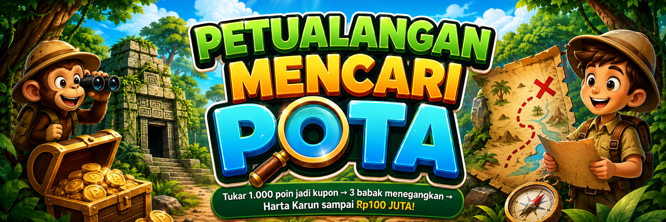 Banner Petualangan Mencari Pota